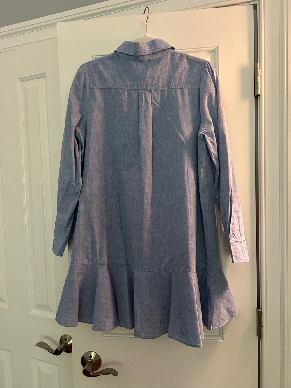 Tuckernuck Chambray Button-Front Shirt in Light Blue - Picture 2 of 3